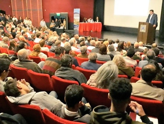 Con una amplia participación, se realizó la audiencia pública de Portezuelo del Viento