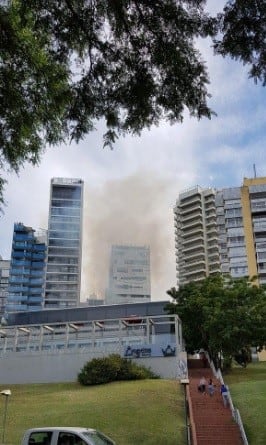 Incendio en el bar Queens de barrio Martin