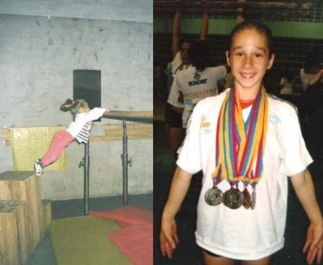 Morella desde muy pequeña abrazo a la gimnasia artística con pasión.