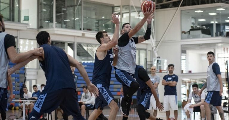 Entrenamiento Selección Argentina en el Dow Center.