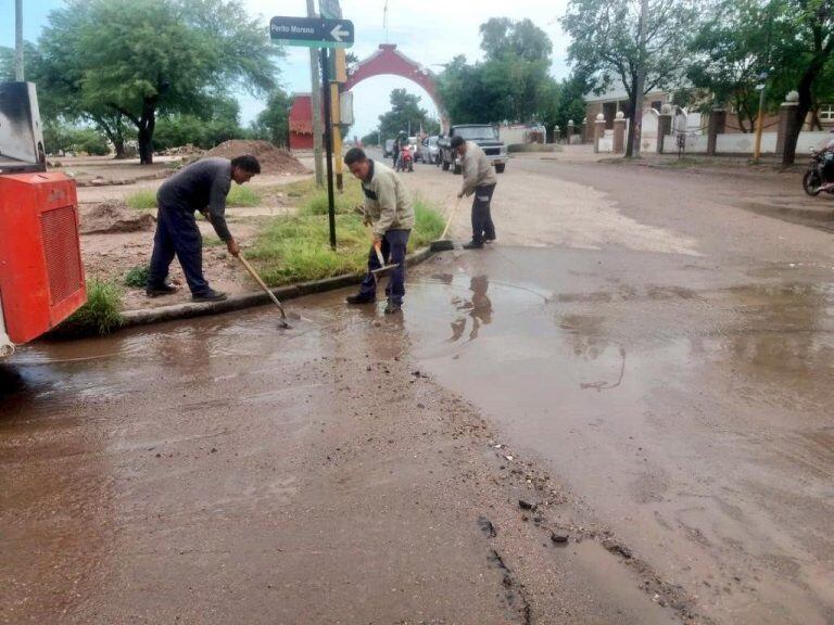 El municipio ejecutan operativos en las sur luego del temporal que se presentó