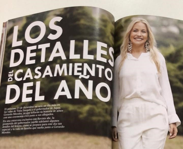 Una revista regional dedicó el mes pasado varias páginas a la abogada y escribana Tulia Snopek.