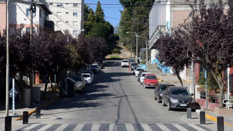 Así esta la ciudad de Bariloche este jueves. Buscan extremar las medidas (Diario Río Negro).