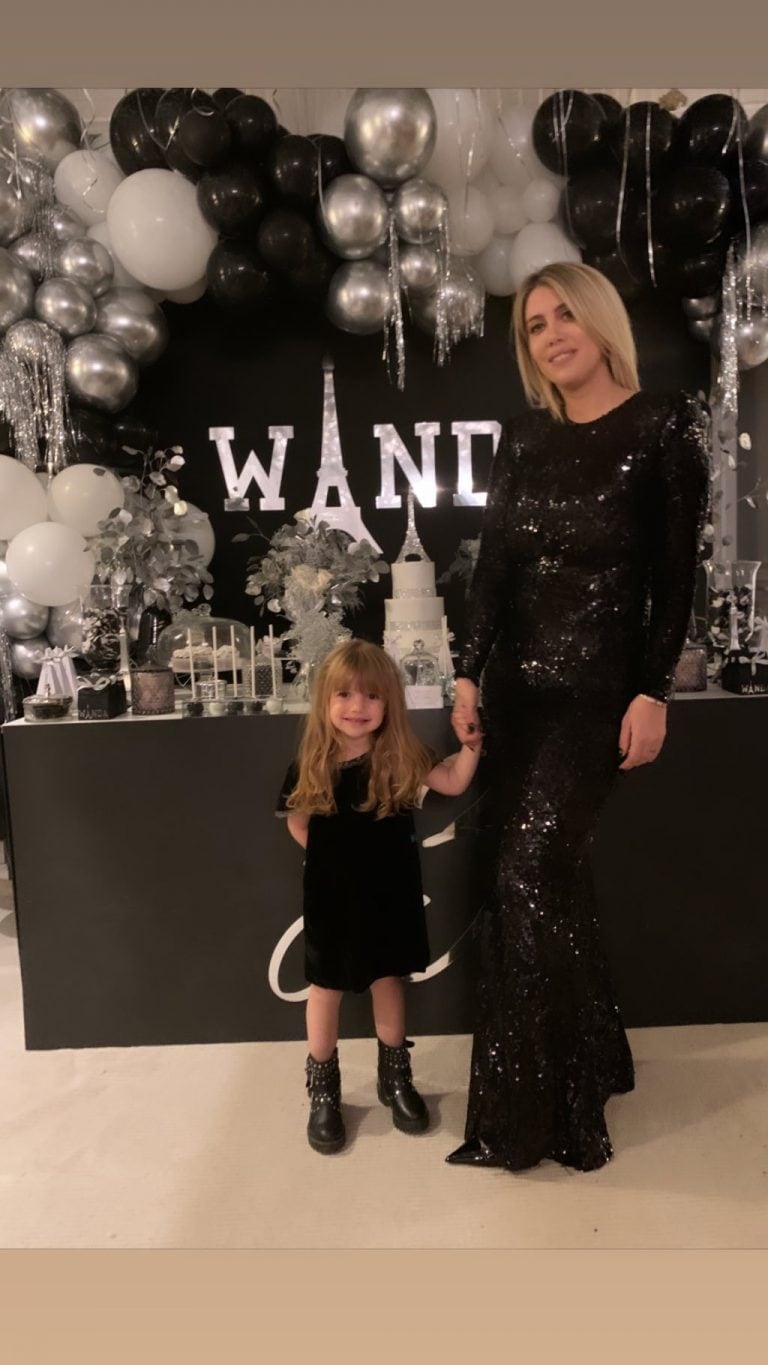 Wanda Nara junto a su hija Isabella (Foto: Instagram/ @wanda_icardi)