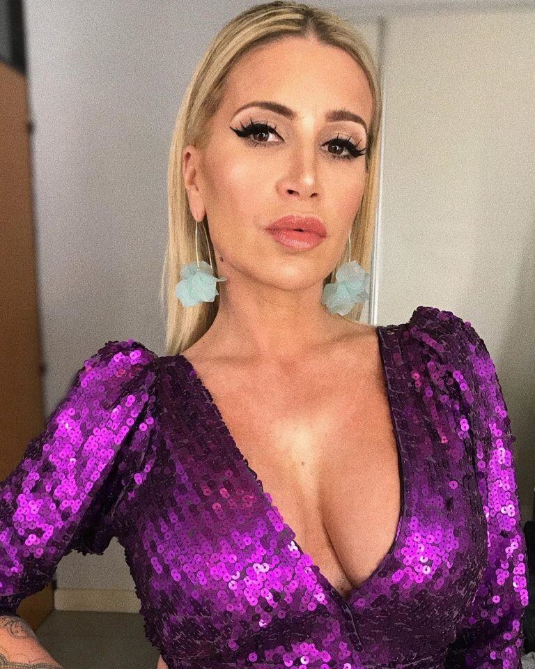 El look de Flor Peña en la noche del jueves en el Súper Bailando (Foto: Instagram/ @Flor_de_p)