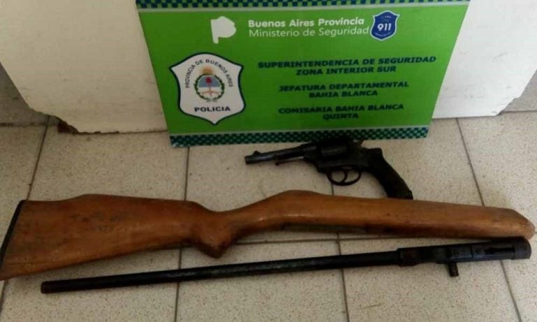 Armas encontradas