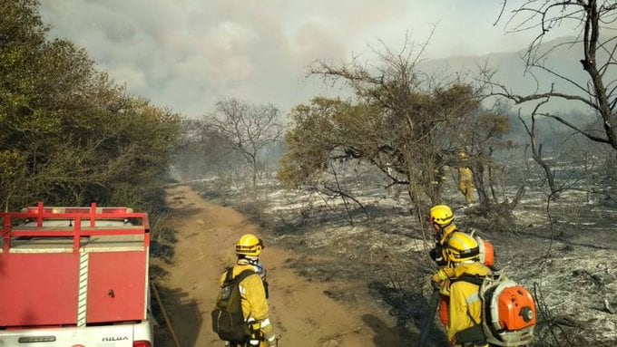 Advierten sobre riesgos de incendios forestales en Córdoba