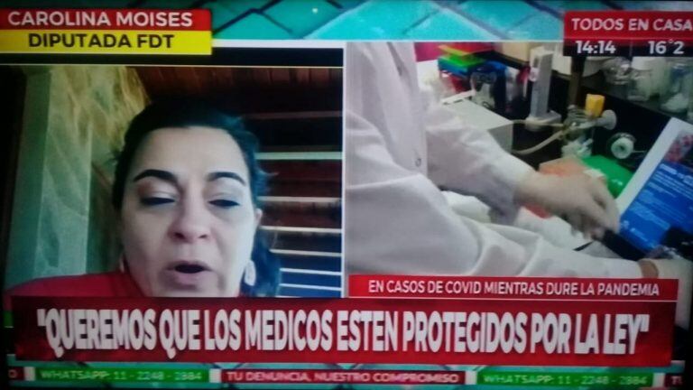 La diputada Carolina Moisés fue requerida por medios nacionales para conocer detalles de su proyecto.