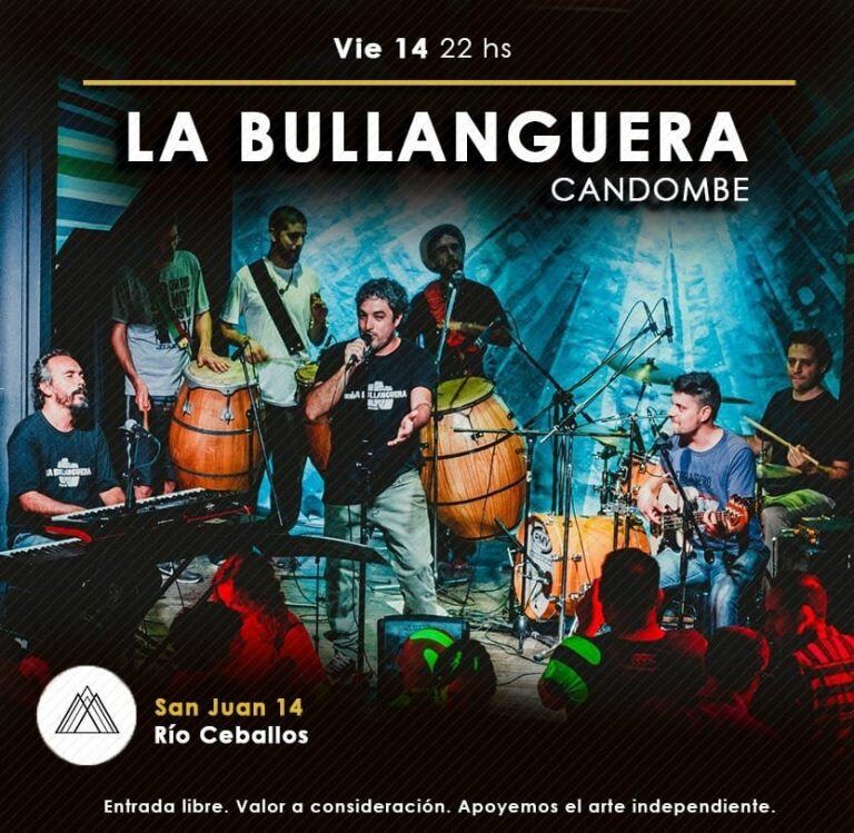 La Bullanguera Candombe en Río Ceballos.