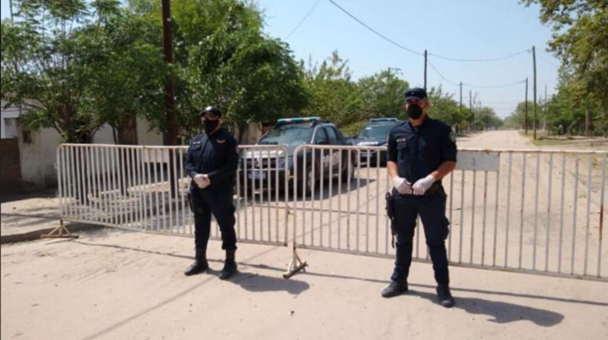 Aislamiento del barrio Arenales en Beltrán