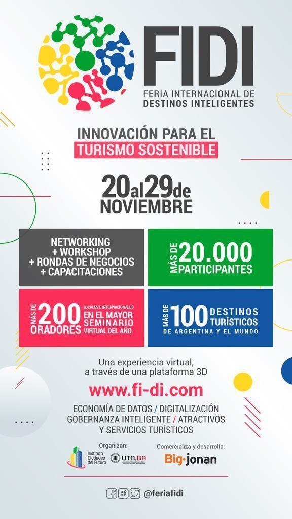 Se presentó la Feria Internacional de Destinos Inteligentes