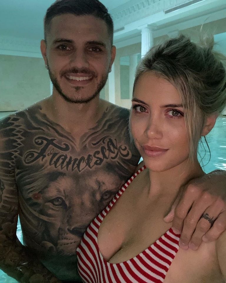 Wanda Nara y Mauro Icardi (Foto: Instagram)