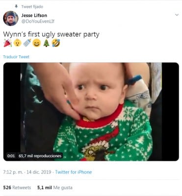 La publicación del "mini Grinch" que se volvió viral en internet (Foto: Twitter/  @DoYouEvenLif)