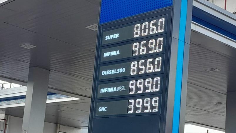 El nuevo precio de GNC en las estaciones de YPF en Córdoba.