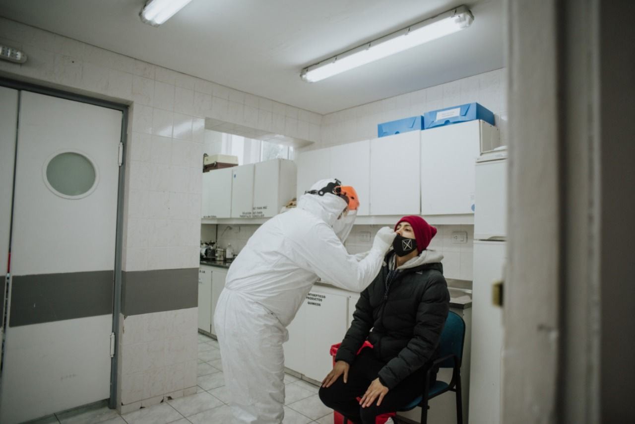 Jornada de hisopados en el Hospital Naval Ushuaia