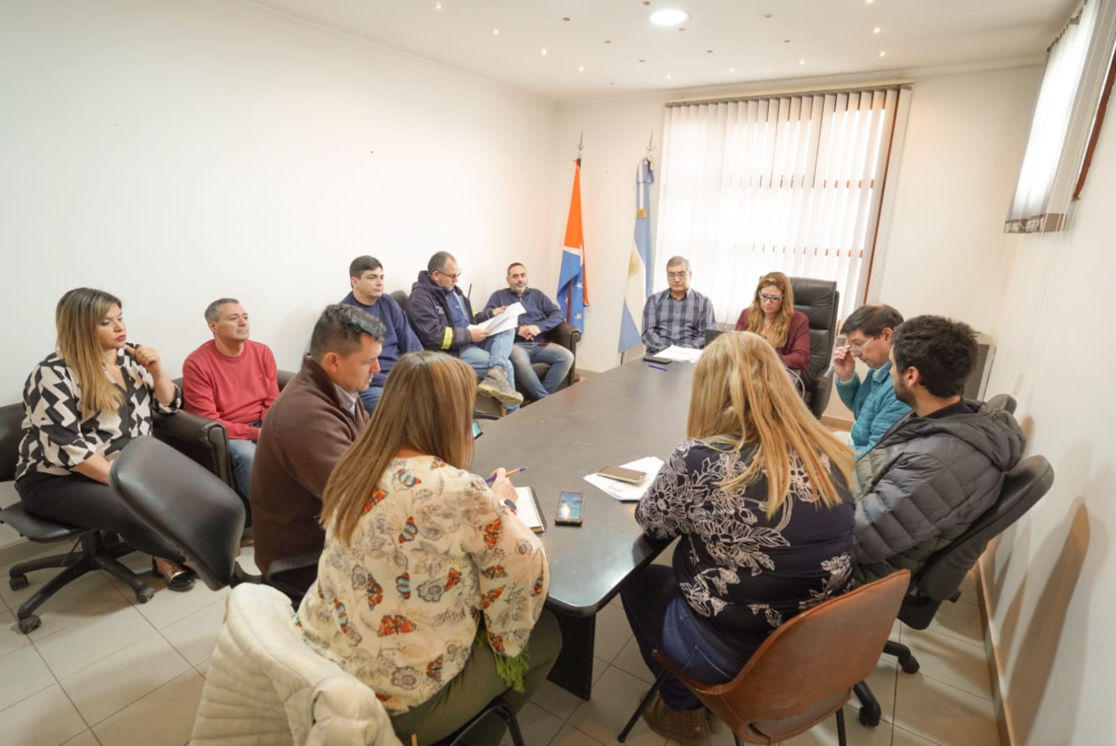 Autoridades provinciales se reunieron para coordinar las acciones sobre el puente de Arroyo Grande.