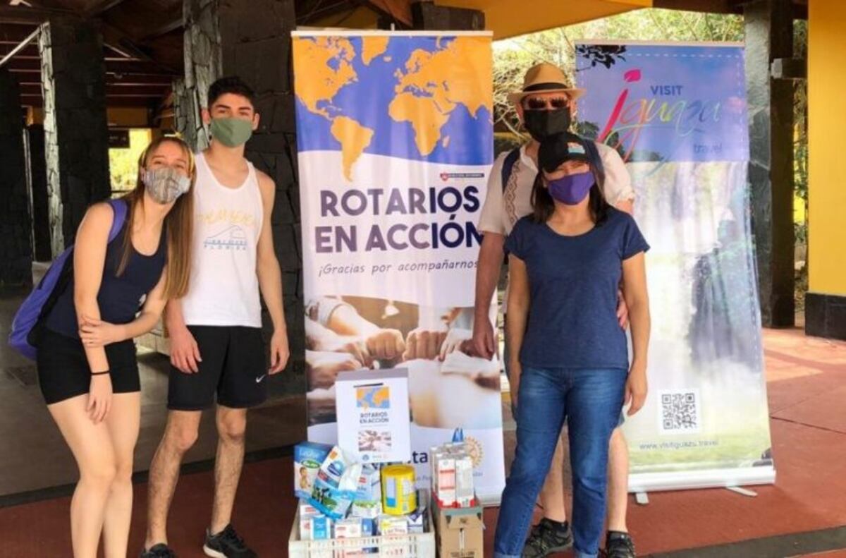 El Rotary Club de Puerto Iguazú entregará las donaciones recibidas en Cataratas