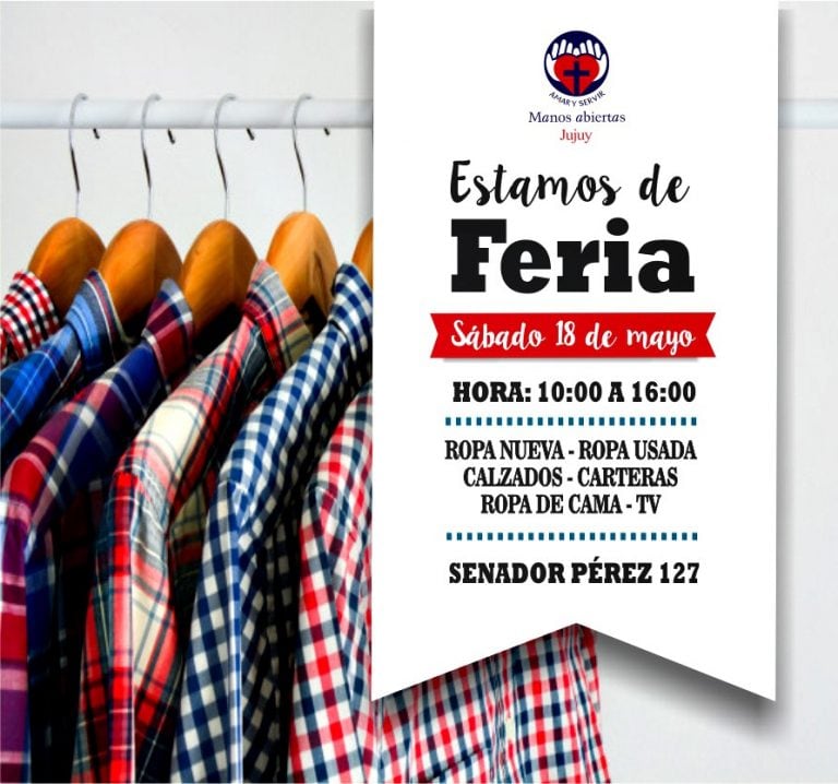 La fundación "Manos Abiertas" anunció una "Feria de Oportunidades" para el sabado próximo.