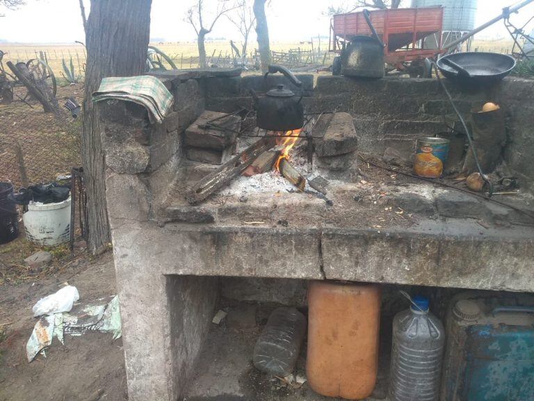 Condiciones de trabajo indignas en un campo de Alejandro Roca. (Uatre)