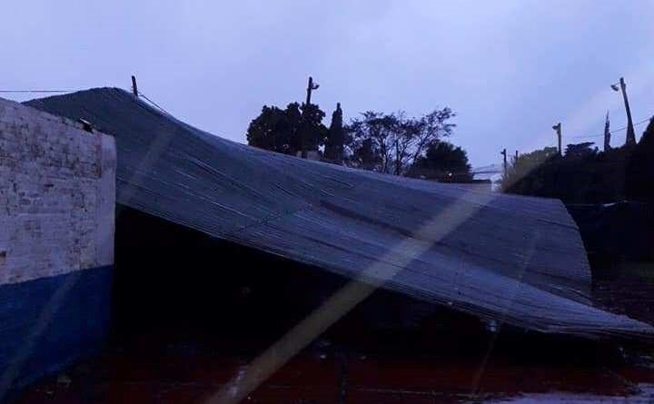 Club Atlético Oberá. Daños por la tormenta