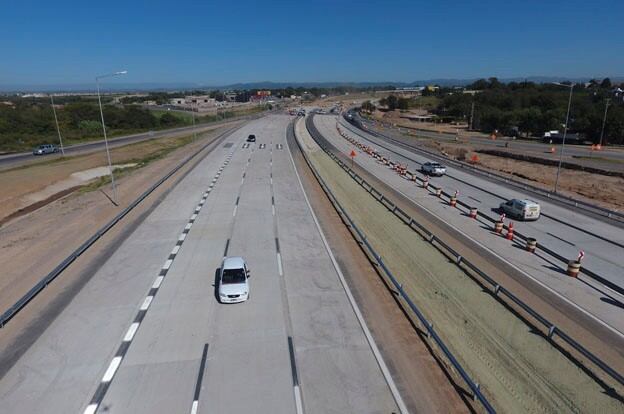 Las fotos de la apertura del primer tramo del cierre de la Circunvalación entre la Ruta 5 y el Arroyo La Cañada.