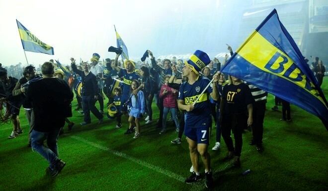 Pavón, una de las figuras de Boca,