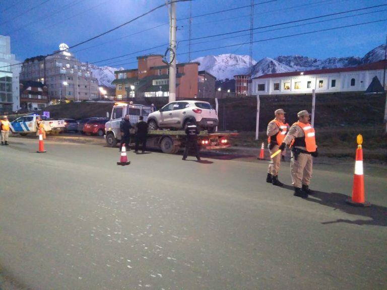 Operativos de control en Ushuaia