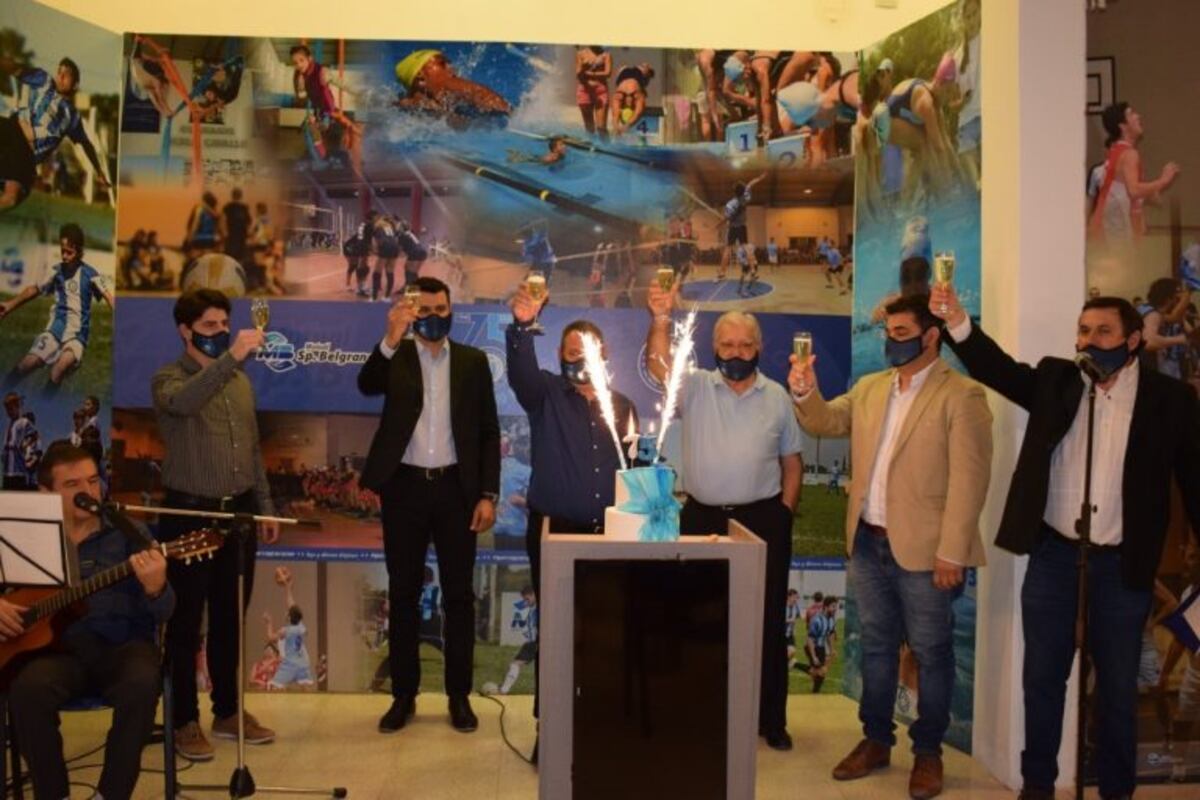 Club Sportivo Belgrano de La Para festejó virtualmente sus 75 años
