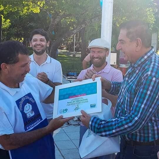 El intendente de la ciudad, Jorge Jofré, reconoció el trabajo solidario de la Fundación Garrahan la semana pasada.