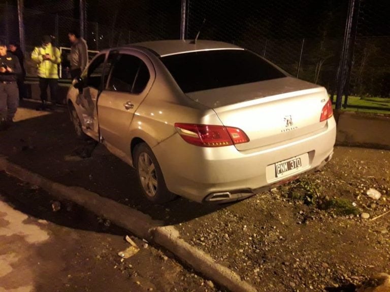 Accidente vial en Ushuaia.