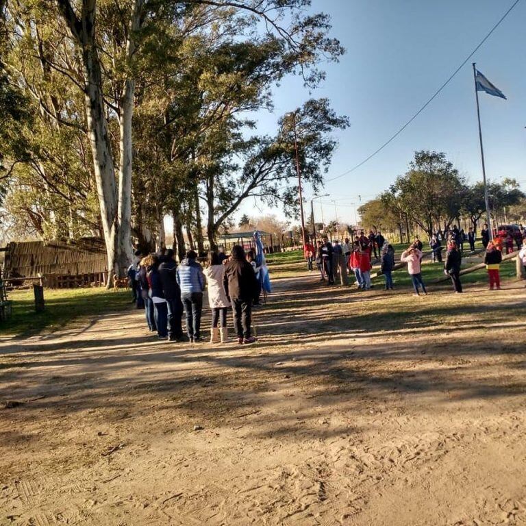 Pañuelos blancos Grupo Scout Jose Ignacio Urquia