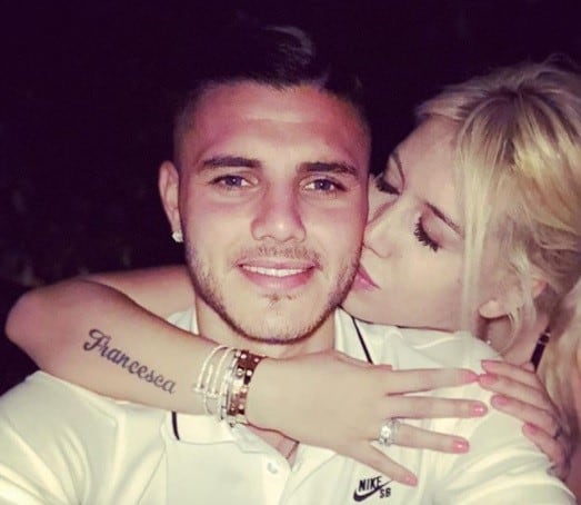 Wanda Nara y Mauro Icardi. (Instagram)