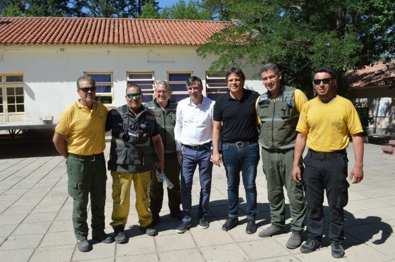 Lucha contra el fuego en Las calles