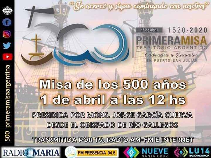 A 500 años de la Primera Misa en territorio argentino.