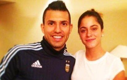 Tini Stoessel junto a Sergio "Kun" Agüero