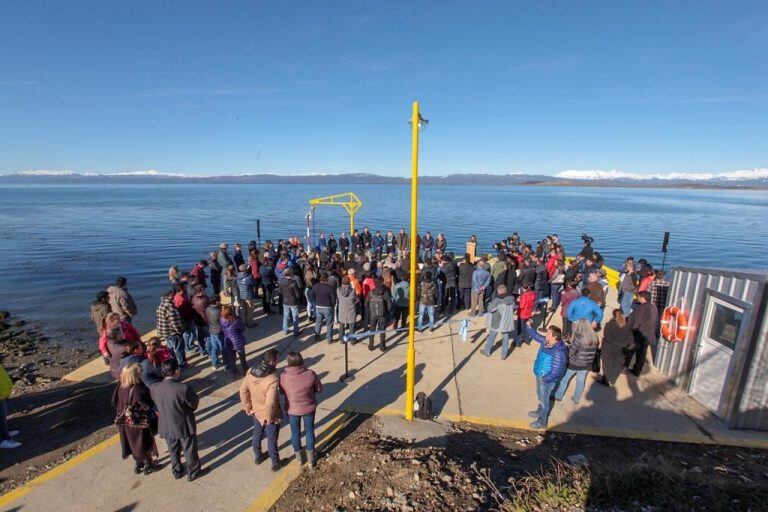 Inauguración de muelle pescadores