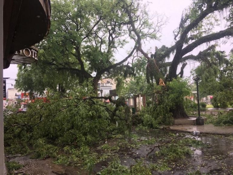 Fuerte tormenta en Corrientes