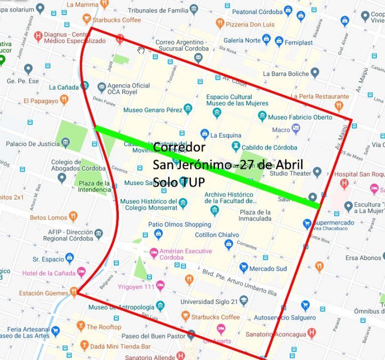 Congreso de la Lengua en Córdoba, cortes de tránsito. (Municipalidad de Córdoba)