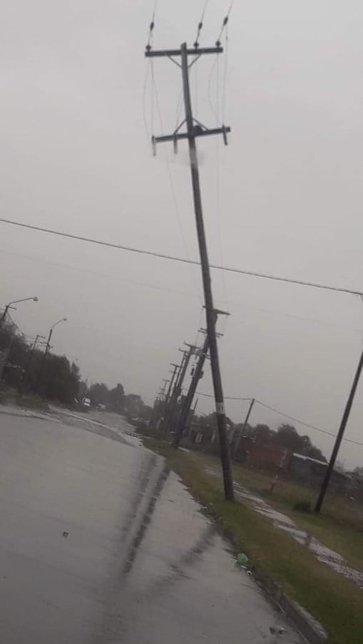 Temporal en Bahía Blanca