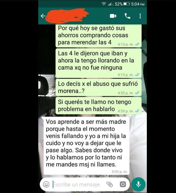 Quiso festejar el cumple de su hija, pero no fue ninguna amiga.