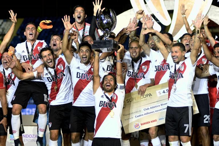 Las mejores fotos de la "Superfinal" ganada por River. Foto: AFP.