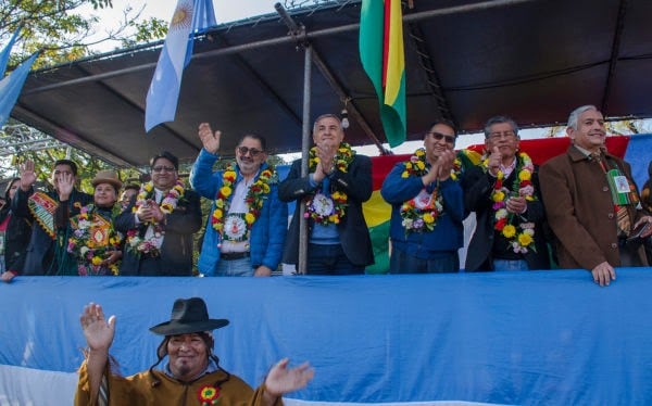 Las tradiciones andinas se pusieron de manifiesto en la celebración.