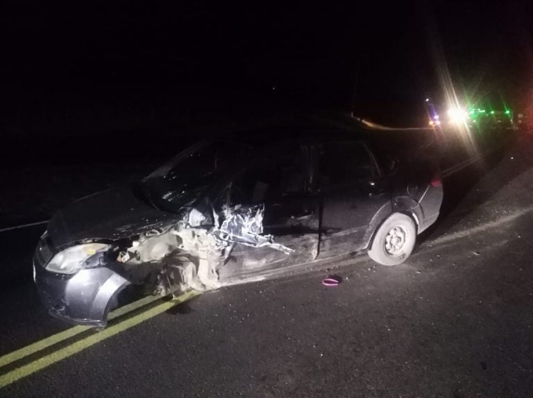 Choque múltiple en Falda del Carmen: un conductor se dio a la fuga.