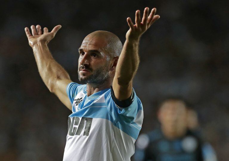 Lisandro 'Licha' López llegó a los 18 años a Racing (Foto:Alejandro Pagni / AFP)