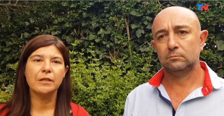 Alejandro y Rosana denunciaron al sacerdote Eduardo Lorenzo, el confesor de Grassi.