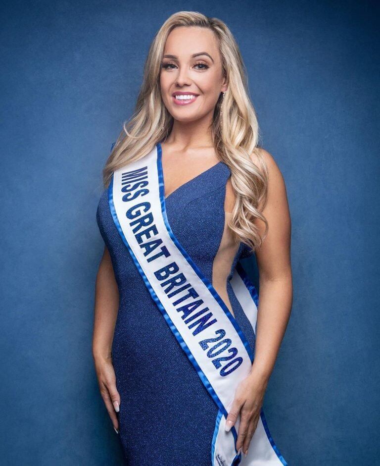 Jen Atkin, Miss Gran Bretaña 2020 (Instagram)