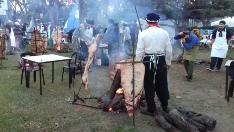 Imágenes del último festejo por el Día de la Bandera.