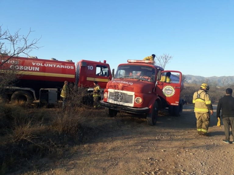 Participaron más de 13 Cuarteles. (Foto: Bomberos de Cosquín).