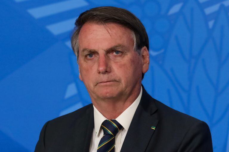 La semana pasada, Bolsonaro descartó que la vacunación esté atrasada en Brasil. 