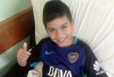 Alan tenía 9 años y era fanático de Boca.